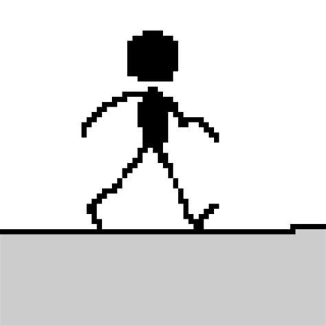 Walking Test Janky Pixel Art