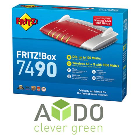 Avm Fritzbox International Vdsl Dsl Modem Isdn Gigabit Wlan Mesh