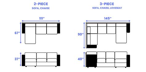 Sectional Sofa Dimensions Explained | Baci Living Room