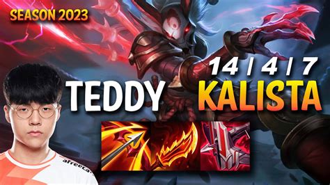 Teddy Kalista Vs Ezreal Adc Kr Ranked Youtube