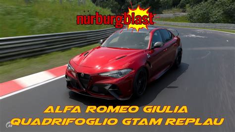 Nürburgring Blast Alfa Romeo Giulia Quadrifoglio GTAm in Gran Turismo