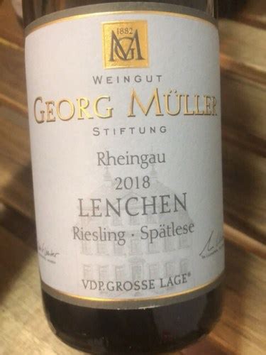 Georg M Ller Stiftung Lenchen Riesling Sp Tlese Vdp Grosse Lage