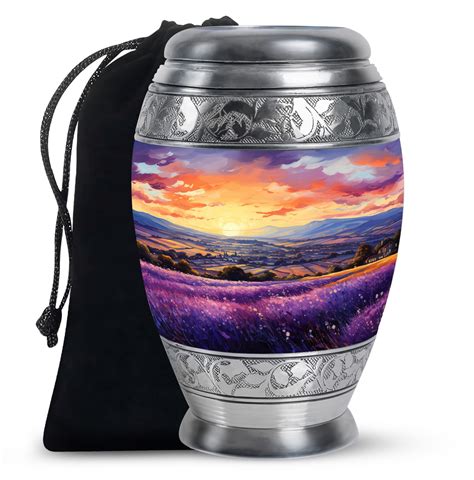 Lavender Sunset Funeral Urns For Adult Ashes Men Urns For Human Ashes