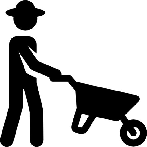 Farmer Pictograms Fill Icon