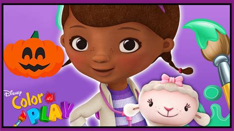 Doc Mcstuffins Color And Play Docs Check Up Room Fall Halloween