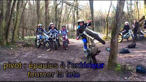 Tutoriel Pivot En Trial Moto J Delair Larchant Moto Trial Training