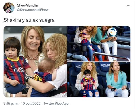 Shakira y Gerard Piqué Exsuegra de la cantante le restriega que Clara