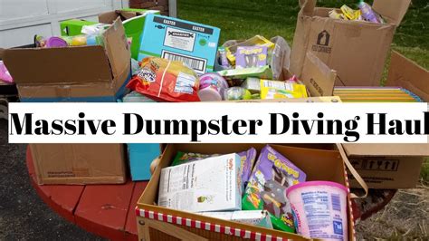 Massive Dumpster Diving Haul Reveal Youtube