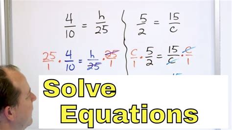 Solving Ratio And Proportion Equations [6 3 5] Youtube