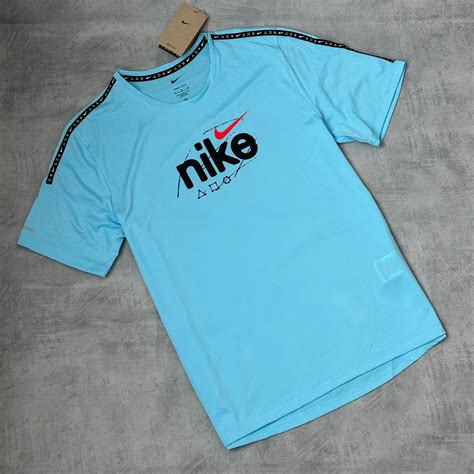 Camiseta Nike Dri Fit Miler D Y E Azul Jnoriginalshop