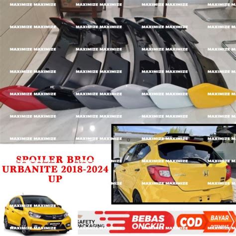 Spoiler Belakang All New Brio 2018 2022 2023 2024 Urbanite Lazada