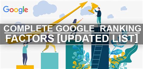 Complete Seo Google Ranking Factors Updated List