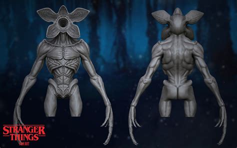 Manolo Lenzi Stranger Things Fan Art Demogorgon And Arcade