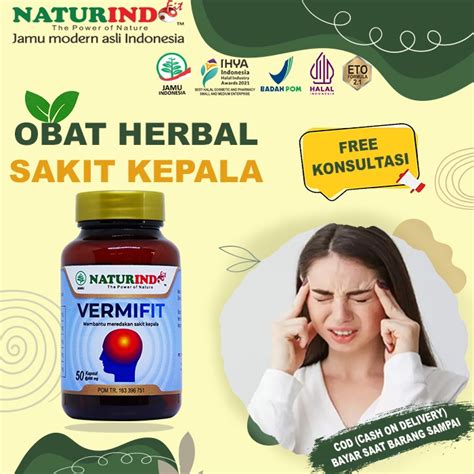 Jual Obat Sakit Kepala Herbal Ampuh Obat Vertigo Alami Obat Migrain