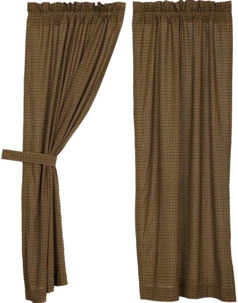 Amazon Vhc Brands Prescott Rustic X Panel Pair Brown Rod