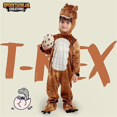 Spooktacular Creations Child Green Realistic T Rex Costume Dinosaur