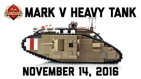 Mark V Wwi Heavy Tank Custom Military Lego Youtube