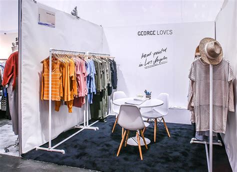 Custom Trade Show Booth George Loves Clothing Booth Display Booth