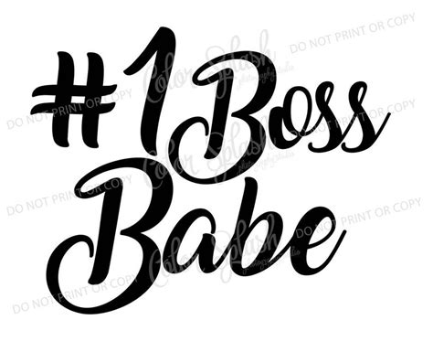 Boss Babe Svg It Works Beach Body Svg Png Eps Dxf Cutting File