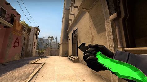 Bowie Knife Doppler Emerald Factory New Cs Go Fantasy Skin Showcase