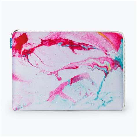 Pink Marble Laptop Sleeve Case | Compatible with 13" and Some 14" Laptops | 13.6″ Apple MacBook ...