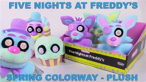 Funko Plushies Five Nights At Freddys Spring Colorway Set Of 6