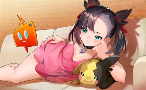 Marnie Rotom Morpeko Morpeko And Rotom Phone Pokemon And 2 More