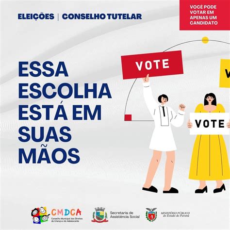 Elei Es Para O Conselho Tutelar Acontecem Dia De Outubro Saiba