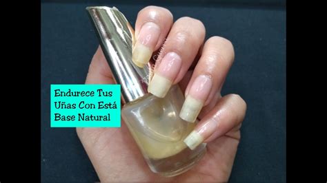 ENDURECE TUS UÑAS CON ESTA BASE NATURAL te crecerán muy bien las uñas