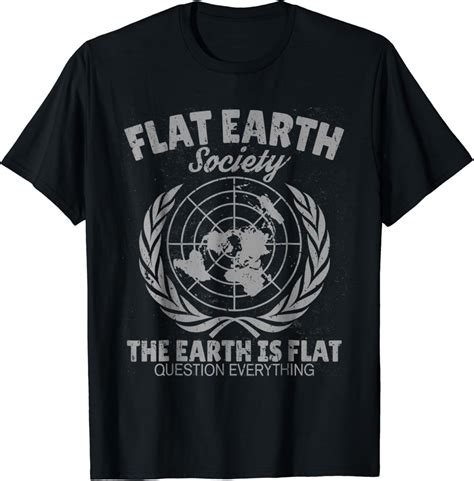 Amazon Flat Earth Society T Shirt Clothing