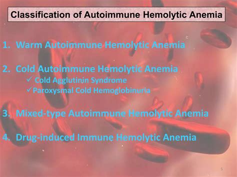 Autoimmune Hemolytic Anemia Aiha Ppt