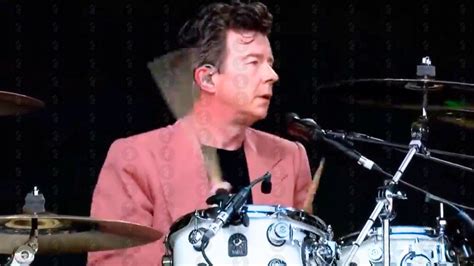 Watch Rick Astley Rock Acdcs Highway To Hell On The Drums At