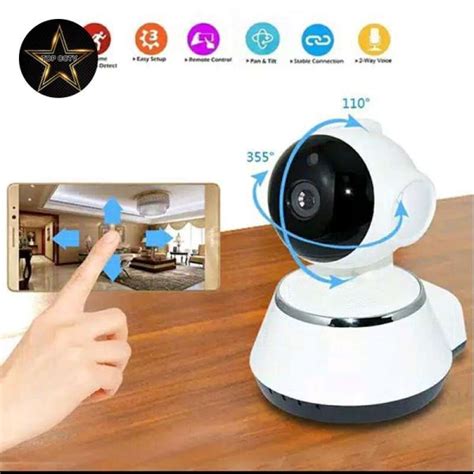 Promo Ip Camera Cctv 9100 Smart Net Ct V380 Q6 Wifi Hd 720 P Kamera