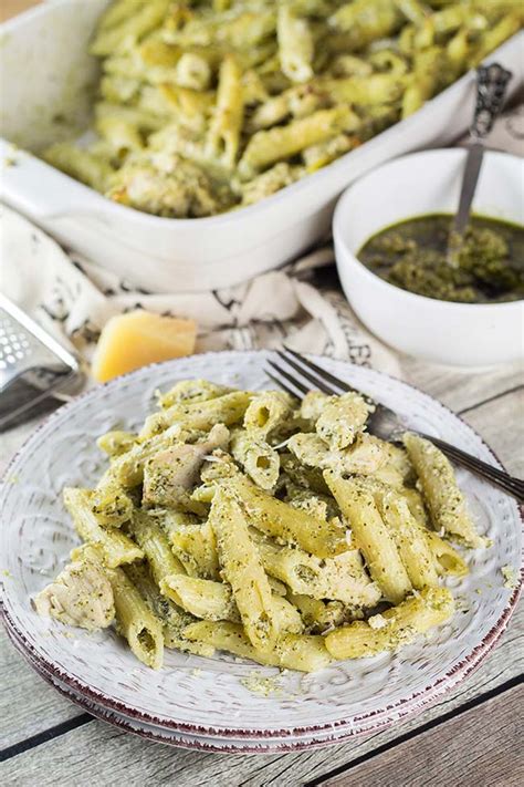 Basil Pesto Chicken Pasta Bake Ready In 45 Mins And So Worth It