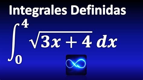 07 Integral Definida De Una Raíz Cuadrada Cambio De Variable Cambio