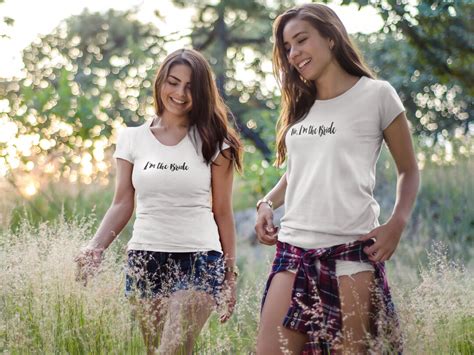 I M The Bride Lesbian Couple Shirt Gay Wedding Gift Lesbian Brides Tshirt Gay Couple Shirt