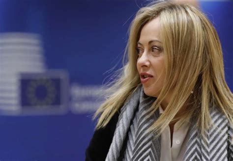 Giorgia Meloni Al Consiglio Europeo Dago Fotogallery