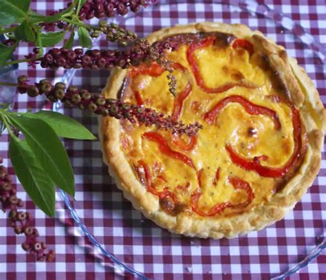 Quiche Au Chorizo Et Aux Poivrons Rouges Avec Thermomix