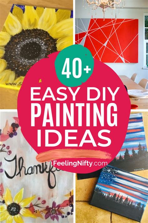 75 Easy Acrylic Painting Ideas For Beginners Who Want To Be Inspired