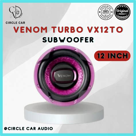 Jual Subwoofer Inch Venom Turbo Vx To Subwoofer Venom Shopee