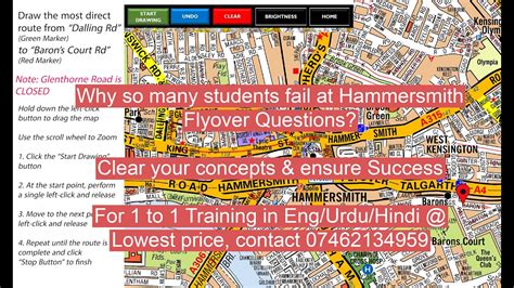 Tfl Pco Topographical Training Clear Your Concepts About Hammersmith