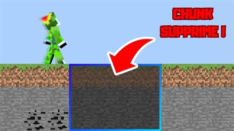 J Ai Test Minecraft Mais Un Chunk Disparait Toutes Les Secondes