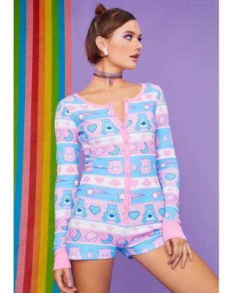 Dolls Kill X Care Bears Collection Dolls Kill Rompers Mesh Romper