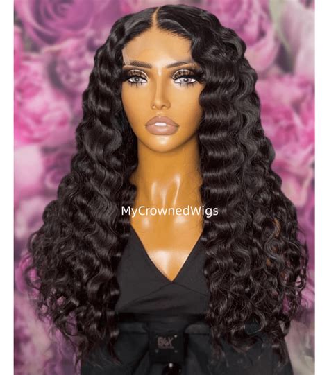 5 5 Undetectable Beyonce Wave HD Lace Closure Human Hair Wig