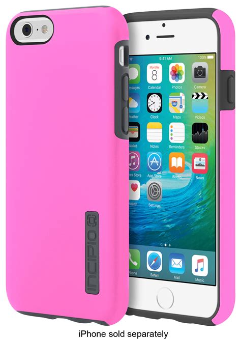 Best Buy Incipio Dualpro Case For Apple® Iphone® 6 And Iphone 6s Highlighter Pink Charcoal Iph