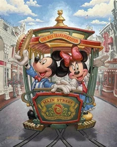 Mickey And Minnie Mouse 5d Diamond Painting Full Square Drill Etsy