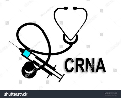 Nurse Anesthetist Crna Illustration Icon Isolated On White