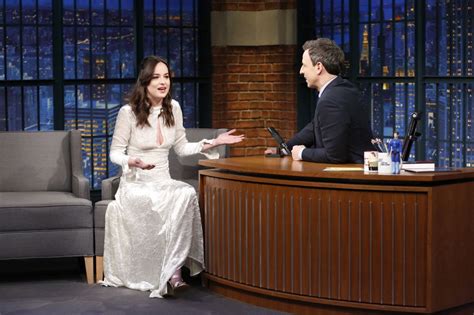 Dakota Johnson - Late Night with Seth Meyers inNYC 2/1/ 2017 • CelebMafia