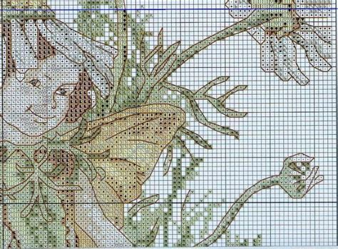 Cross Stitch Fairies Scentless Mayweed Fairy Cicely Mary Barker Chart Part B2