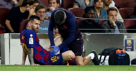 Lionel Messi Injury Confirmed After Early Exit In Barcelona Win Over